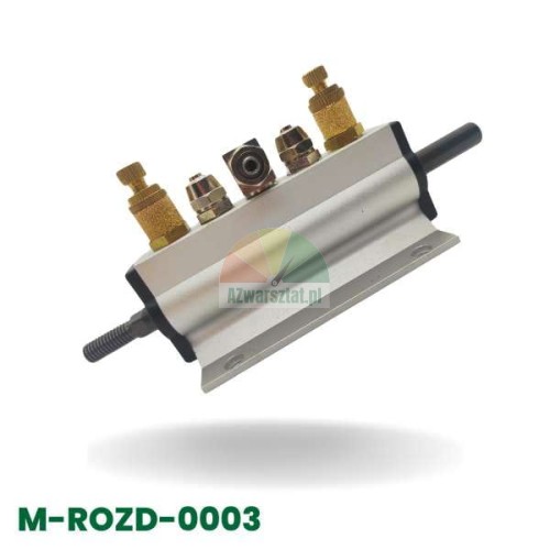 Hliníkový rozdělovač vzduchu typ G s kovovými přípojkami, model M-ROZD-0003