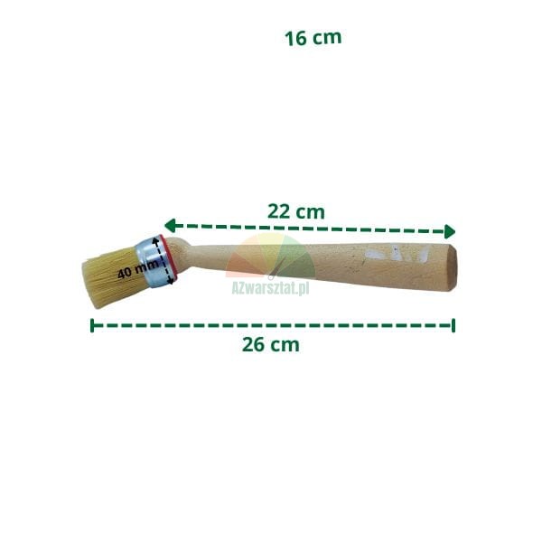 Univerzální štětec na montážní pastu s dřevěnou rukojetí 26 cm