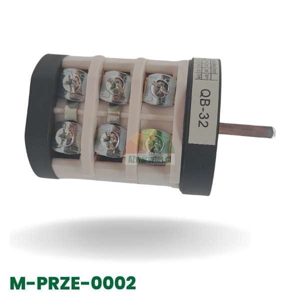 Otočný spínač 220V/380V/32A, 1-rychlostní, bílý, model QB-32