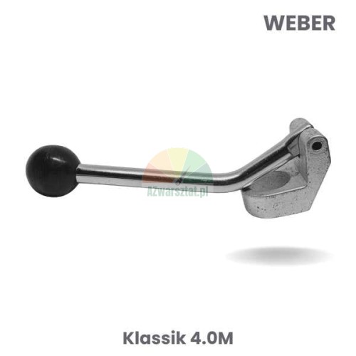 Ruční páka spouštěcího ventilu pro zvedák Weber Klassik 4.0M s černou rukojetí
