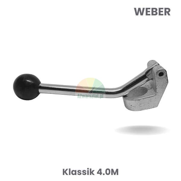 Ruční páka spouštěcího ventilu pro zvedák Weber Klassik 4.0M s černou rukojetí