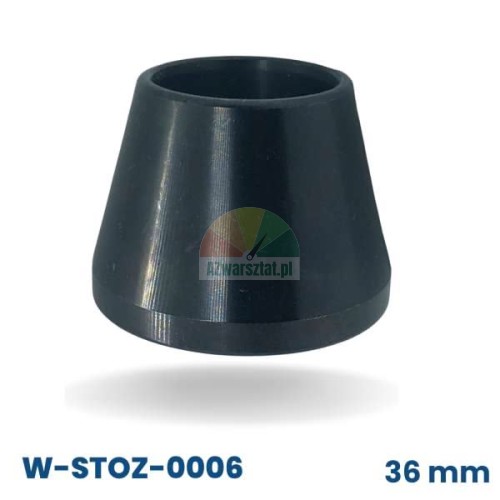 Nejmenší černý středicí kužel pro vyvažovačku kol, 36 mm, rozsah 4,4 cm - 6,2 cm.