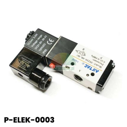 Elektromagnetický pneumatický ventil AirTAC 3V210-08-NC DC24V IP65