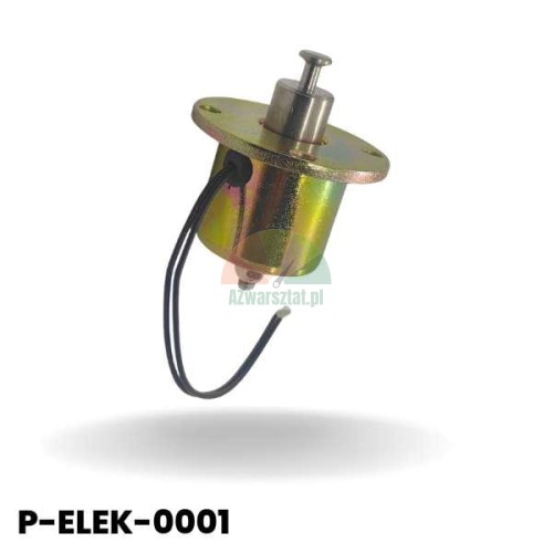 Elektromagnet zvedáku DC24 s kabely, model P-ELEK-0001, kovové pouzdro.