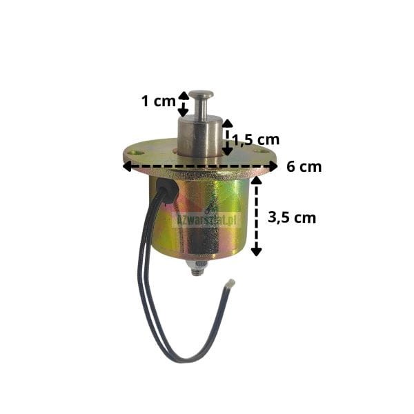 Zvedací elektromagnet DC24 s rozměry