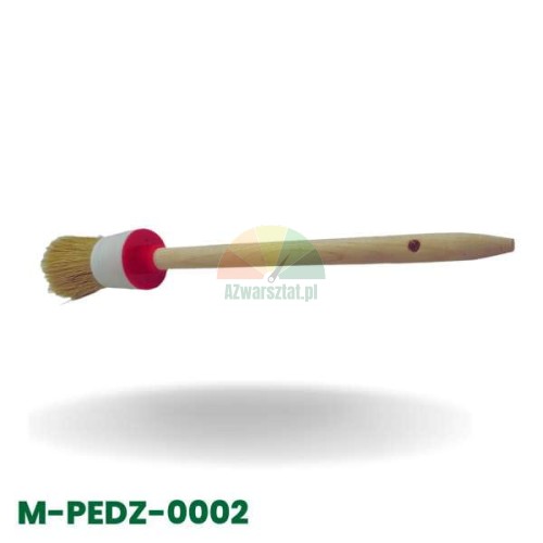 Kulaty malirsky stetec 30mm M-PEDZ-0002 s drevenou nasadou a prirodnimi stetinami