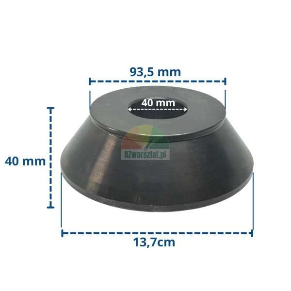 Centrovací kužel 40mm (největší) 9.3cm-13.7cm