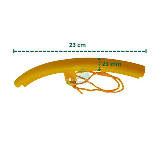 Velký žlutý chránič ráfku 23cm se šňůrkou