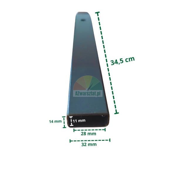 Plastový chránič montážní páky 34,5 cm s rozměry
