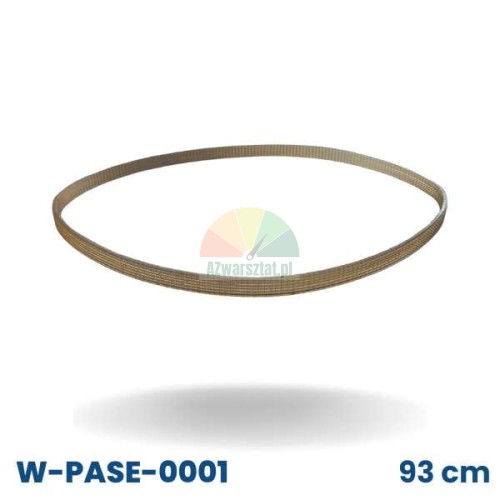 Žlutý hnací řemen motoru vyvažovačky o délce 93 cm, model W-PASE-0001