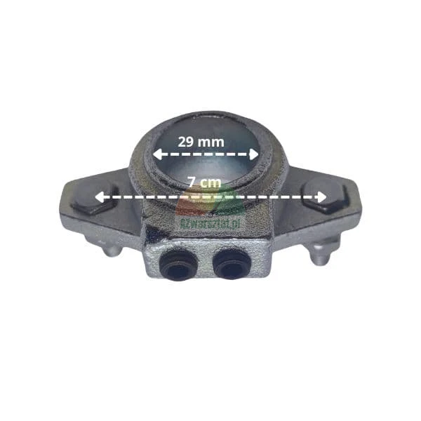 Držák montážní patky s rozměry 29 mm a 7 cm
