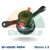 Sada rychloupinaci matice 36mm x 3 W-NAKR-0004 s adapterem pro hlinikova kola, cerna s cervenymi prvky.