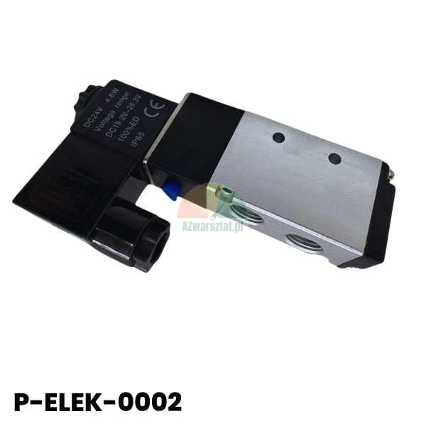 Elektromagnetický pneumatický ventil Typ B s cívkou 24V DC a stupněm krytí IP65 model P-ELEK-0002