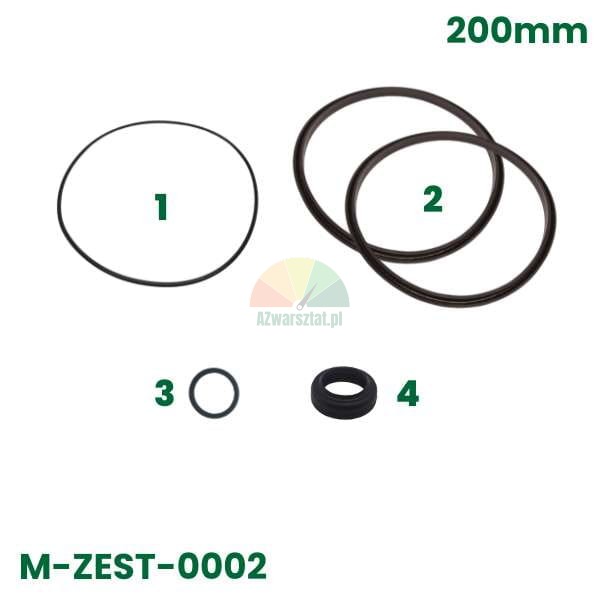 Opravná sada těsnění odtlačovače zouvačky 200mm, 5 kusů