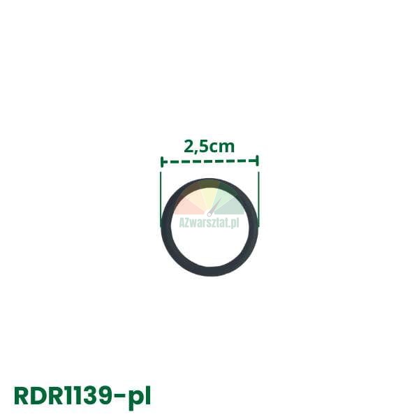 Černý o-kroužek s vnějším průměrem 2,5 cm, model RDR1139-pl