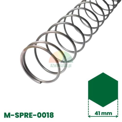 Tlačná pružina pro šestihrannou tyč 41mm, model M-SPRE-0018