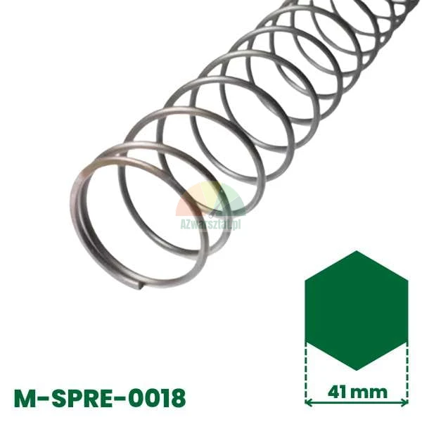Tlačná pružina pro šestihrannou tyč 41mm, model M-SPRE-0018