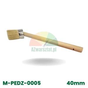 Pohodlný štětec na montáž pneumatik 40mm pro montážní pastu s dřevěnou rukojetí