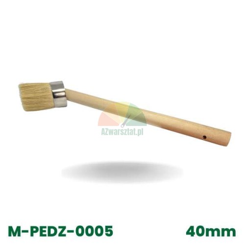 Pohodlný štětec na montáž pneumatik 40mm pro montážní pastu s dřevěnou rukojetí