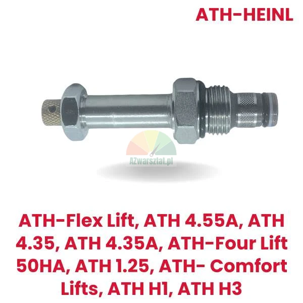 Náhradní spouštěcí ventil ATH-Heinl pro zvedáky ATH-Flex Lift, ATH 4.55A, ATH 4.35, ATH 4.35A, ATH-Four Lift 50HA, ATH 1.25, ATH-Comfort Lifts, ATH H1, ATH H3.
