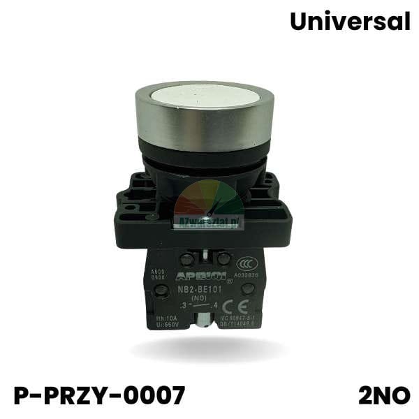 Bílé tlačítko zdvihu 2 x NO model P-PRZY-0007