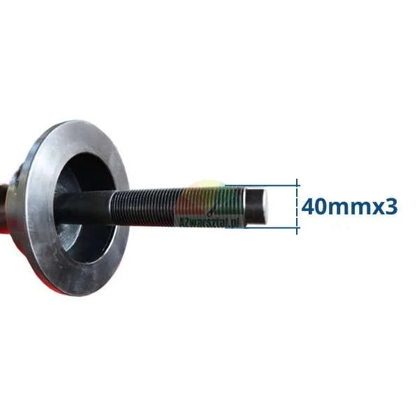 Závitová hřídel vyvažovačky kol s označením 40mm x 3.