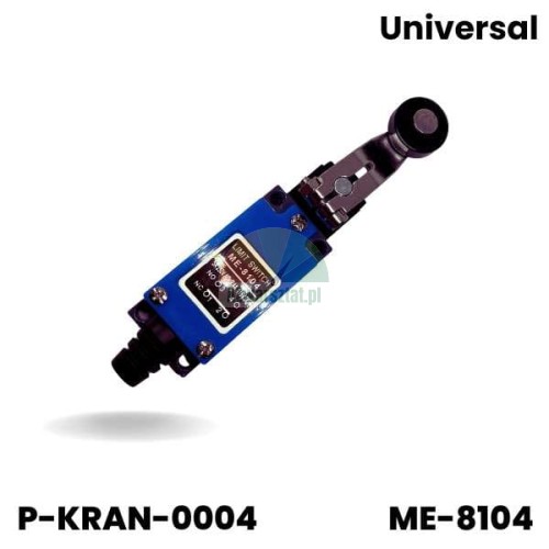 Koncový spínač ME-8104 s pákou a kladkou v modrém pouzdře
