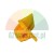 Žlutá plastová automobilová spona nebo příchytka pro vnitřní nebo vnější díly vozu.
