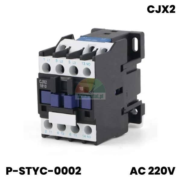Stykač motoru CJX2-1810 220V AC pro ovládání elektrických motorů.