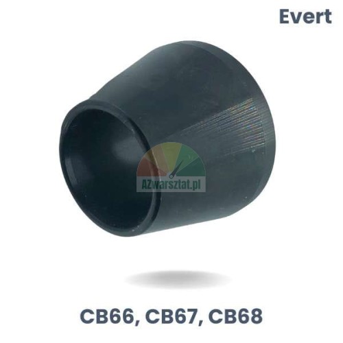 Černý centrovací kužel pro vyvažovačku Evert modely CB66, CB67, CB68, rozsah 4.4cm - 6.2cm