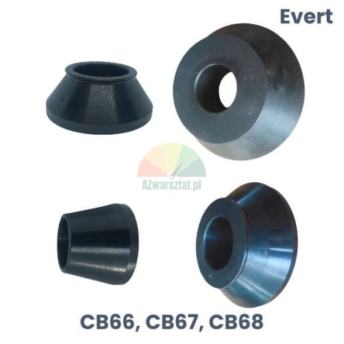 Sada čtyř středicích kuželů pro vyvažovačku kol Evert CB66 CB67 CB68 o průměru hřídele 40mm.