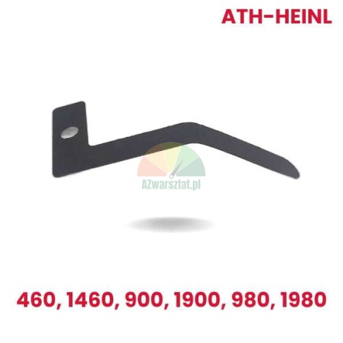Náhradní díl ATH-Heinl: Černá plochá pružina pro zajištění páky montážního stroje, modely 460, 1460, 900, 1900, 980, 1980