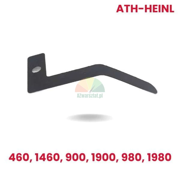 Náhradní díl ATH-Heinl: Černá plochá pružina pro zajištění páky montážního stroje, modely 460, 1460, 900, 1900, 980, 1980