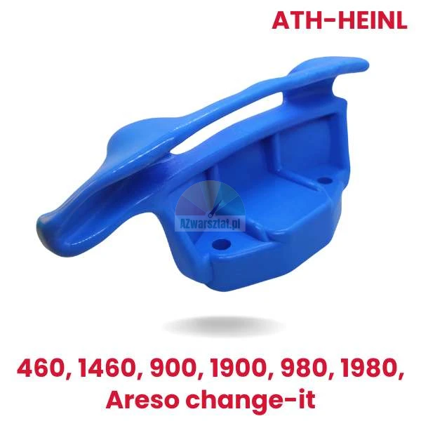Náhradní díl ATH-Heinl: Modrá plastová montážní patka pro modely 460, 1460, 900, 1900, 980, 1980, Areso change-it