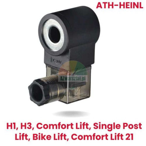 Náhradní cívka spouštěcího ventilu 24V DC pro zvedáky ATH-Heinl H1, H3, Comfort Lift a Single Post Lift.