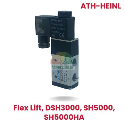 Elektromagnetický pneumatický ventil DC24 náhrada za ATH-Heinl pro zvedáky Flex Lift, DSH3000, SH5000, SH5000HA
