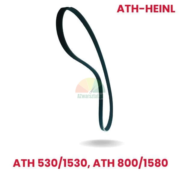 Černý hnací řemen pro vyvažovačku ATH-Heinl o délce 86,5 cm, vhodný pro modely ATH 530/1530 a 800/1580.