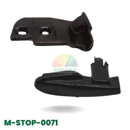 Černá krytka nožky sada SAL, dvě plastové části, M-STOP-0071
