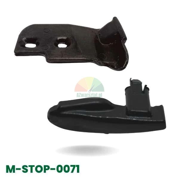 Černá krytka nožky sada SAL, dvě plastové části, M-STOP-0071