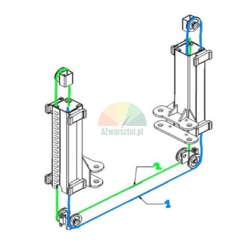 Synchronizační lano Aristo LM240, LA240 / ATH-Pure Lift 2.40M, 2.40A