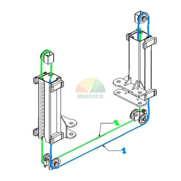 Synchronizační lano Aristo LM240, LA240 / ATH-Pure Lift 2.40M, 2.40A
