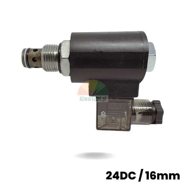 Elektromagnetická cívka s vypouštěcím ventilem 16mm 24V DC pro hydrauliku