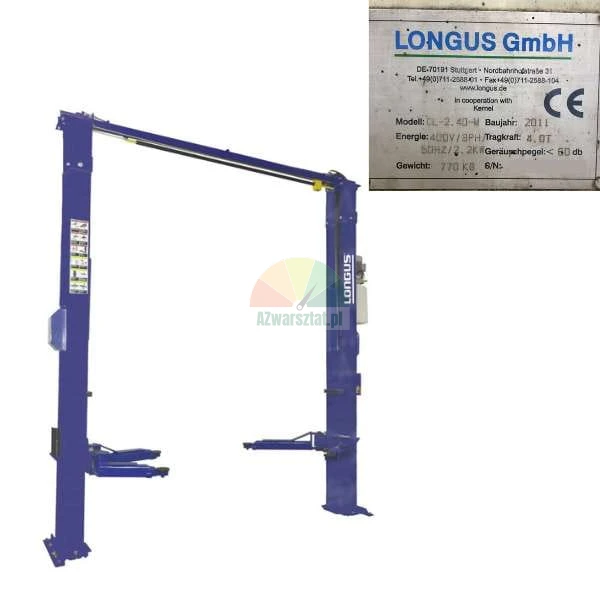 Ocelové lano pro zvedák Longus CL 2.40 M