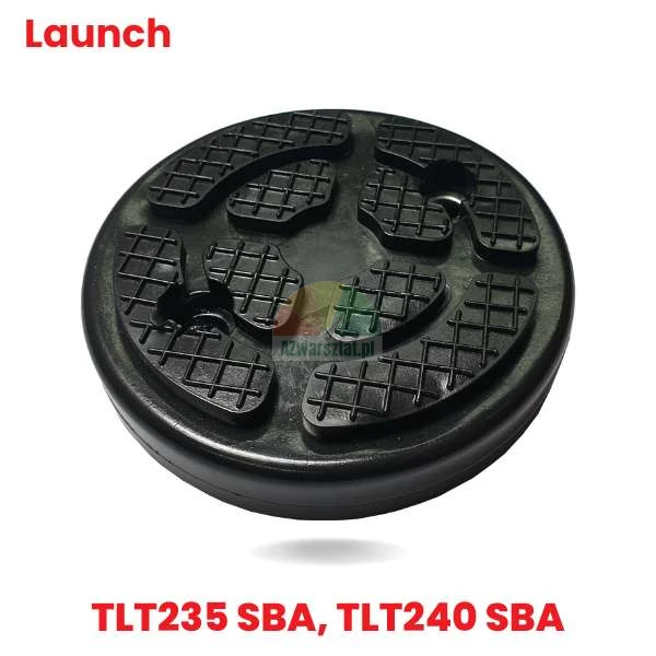 Gumová podložka pro zvedák Launch TLT-235 SBA a TLT-240 SBA, kulatá patka pro dvousloupový zvedák.