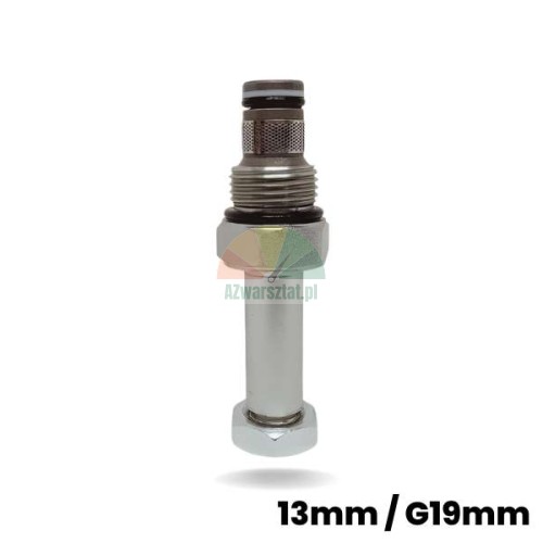 Kovový spouštěcí ventil pro elektromagnetickou cívku o rozměrech 13mm / G19mm