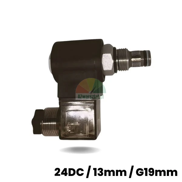 Spouštěcí ventil (závit 19mm) s magnetickou cívkou 24V DC a dříkem 13mm