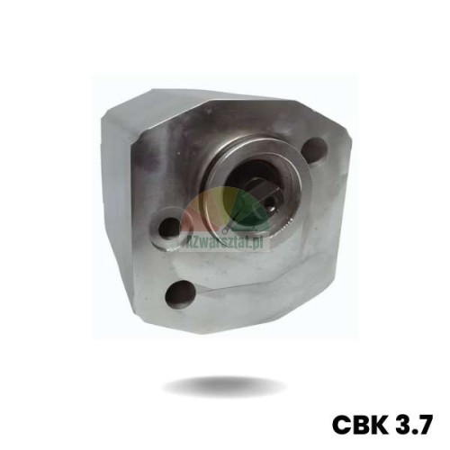 Hydraulické zubové čerpadlo model CBK 3.7 pohled zepředu na hřídel a montážní otvory