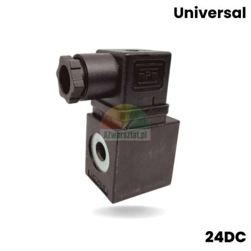 Univerzální cívka zvedáku 24V DC s konektorem černá