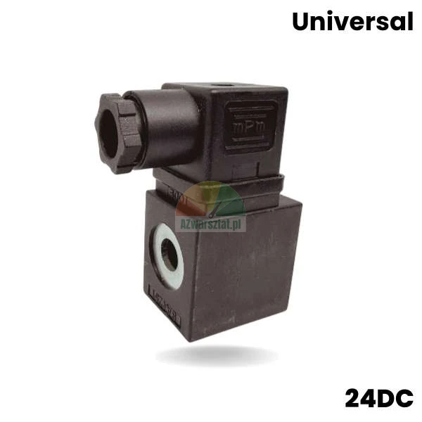 Univerzální cívka zvedáku 24V DC s konektorem černá