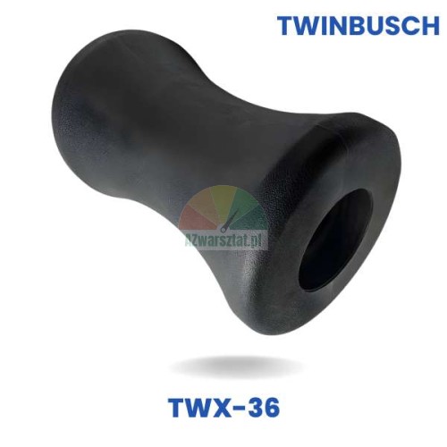 Černý přítlačný váleček TWX-36 náhrada za Twin Busch pro zouvačky pneumatik